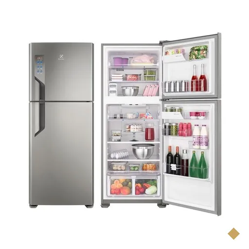 Geladeira Electrolux 2 Portas 431 Litros Frost Free Inox - TF55S