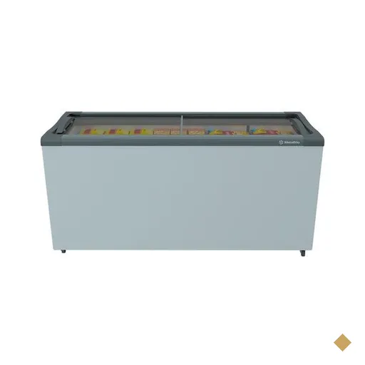 Freezer Horizontal Metalfrio 2 Portas de Vidro, 405 Litros - NF55S