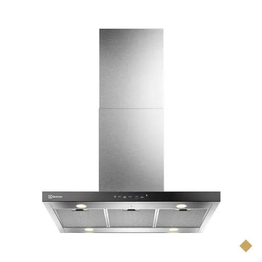 Coifa de Ilha Electrolux 90 cm Inox Experience, IA e Alto Poder Sucção - CE9IF