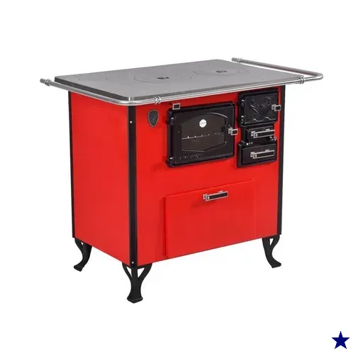 Fogão à Lenha N1 Fornos Pinhal, Vermelho