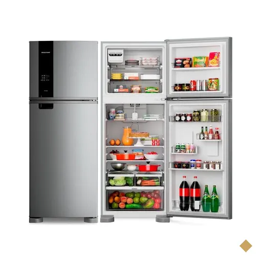 Geladeira Brastemp Duplex Frost Free 461 Litros Turbo Control - BRM56FK