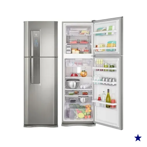 Geladeira Electrolux 2 Portas 402 Litros Frost Free Platinum - DF44S