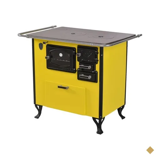 Fogão à Lenha N2 Fornos Pinhal, Amarelo