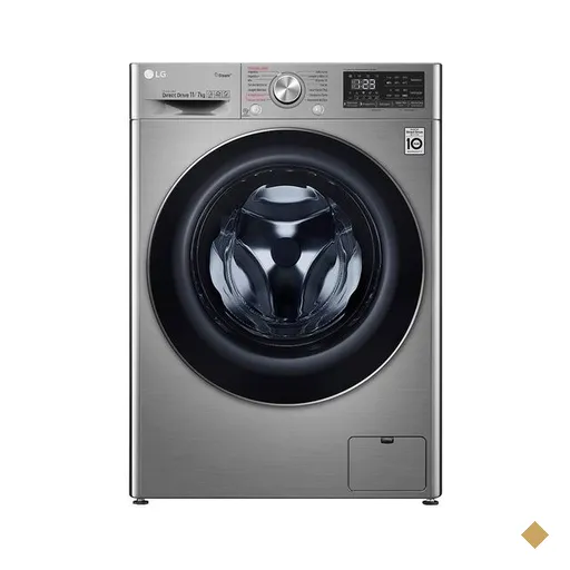 Lava e Seca Smart LG VC4, 11kg, Aço Escovado, AIDDTM, Inverter