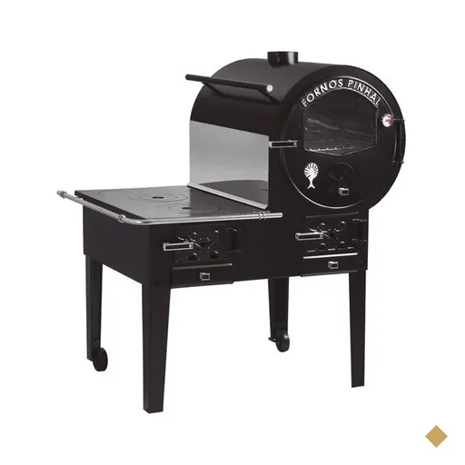Forno à Lenha Acoplado, Fornos Pinhal, Preto - 1-16