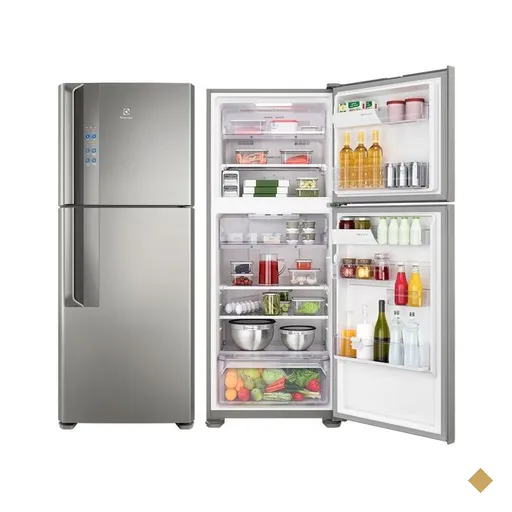 Geladeira Electrolux 2 Portas 431 Litros Frost Free Inverter Inox - IF55S