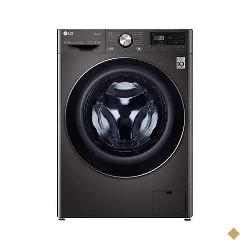 Lava e Seca Smart LG VC2, 13kg Aço escovado, Inteligência Artificial