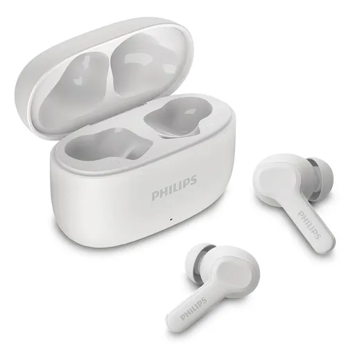 Fone de Ouvido Sem Fio Bluetooth Philips TWS Intra-auricular Branco com…