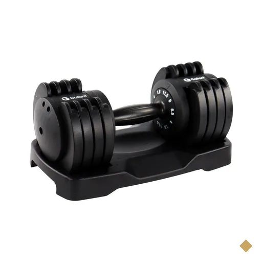 Dumbbell Halter Gallant Elite Pro 11,5Kg Regulável Com Base