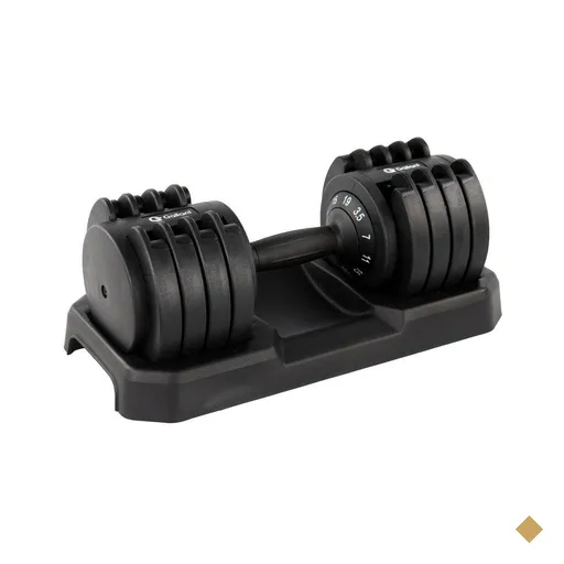 Dumbbell Halter Gallant Elite Pro 19Kg Regulável Com Base