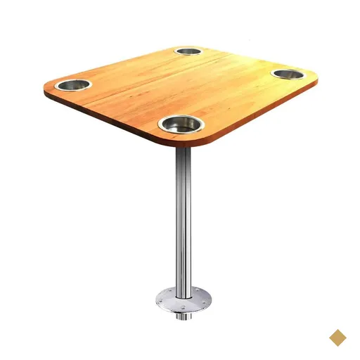 Mesa para Barco e Lancha Saro com Porta Copos