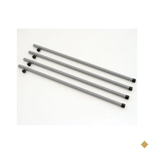 Conjunto de Pés para Fogareiro Qualinox, 4 Peças, Acabamento Zincado - 700