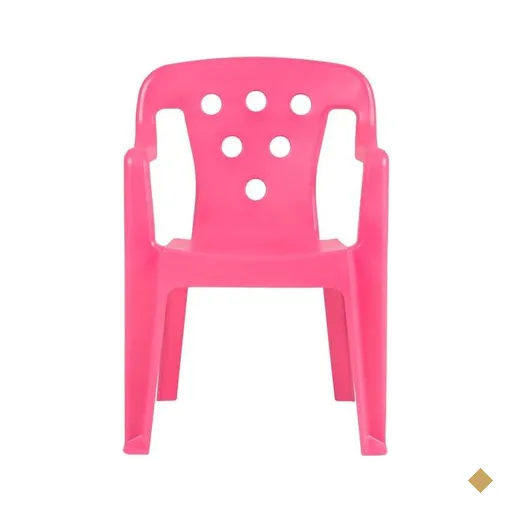 Cadeira de Plástico Infantil Kids Rosa - Mor