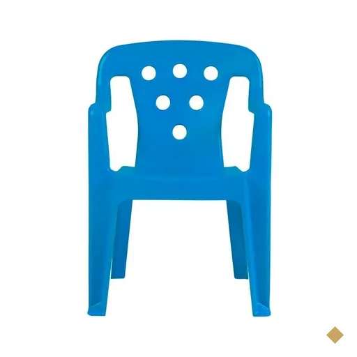 Cadeira de Plástico Infantil Kids Azul - Mor