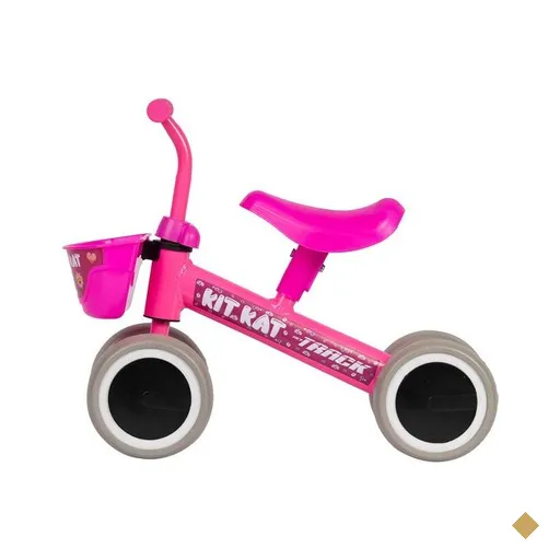 Bicicleta de Equilíbrio Tk3 Kit Kat 4 Rodas, Pink