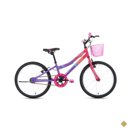 Bicicleta Bixy Houston, Aro 20, Freios V-Brake, Rosa e Roxo - FT04/23