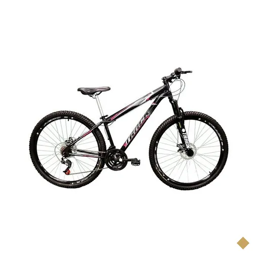 Bicicleta Track Bikes TB Niner, Aro 29, Freio a Disco, Quadro 15, Preto/Pink