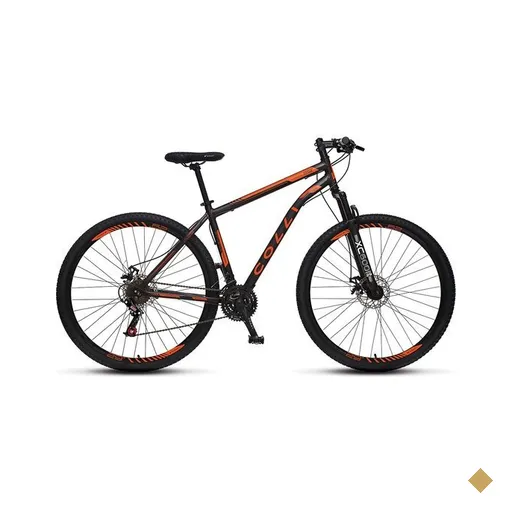 Bicicleta Colli Athena, Aro 29 Aero, Freio a Disco, Quadro 19, Laranja