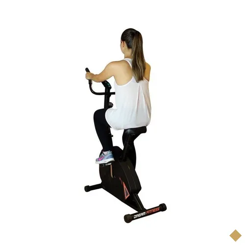 Bicicleta Ergométrica Magnética Vertical Dream Energy V II, 5 Funções