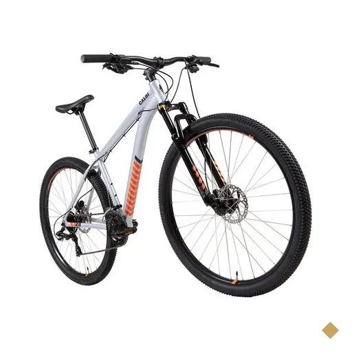 Bicicleta Caloi Aro 29, Quadro 17, Câmbio Microshift e Shimano Freio Logan, 24V