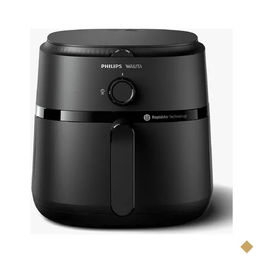 Fritadeira Air Fryer Serie 1000 XL Philips Walita 6,2L Preta NA130 1700W