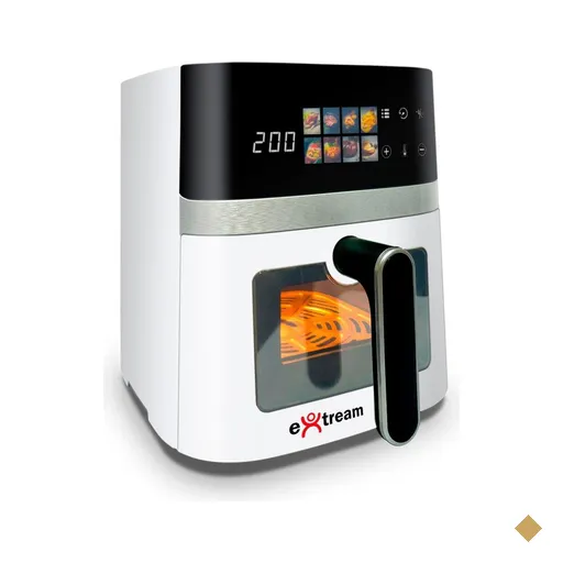 Air Fryer Fritadeira Elétrica Extream 5,5L Branco, 127v