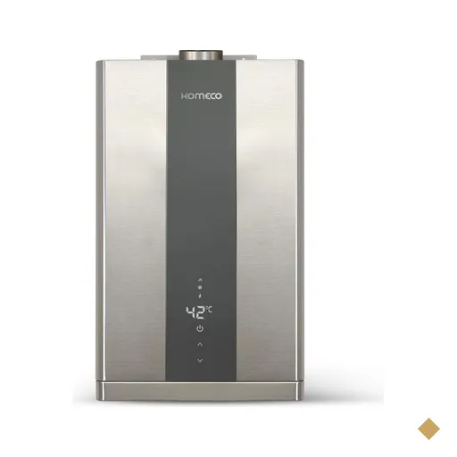 Aquecedor de Água a Gás Natural Komeco Cinza KO 26DI Digital Bivolt