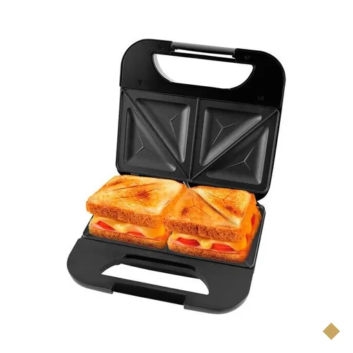 Grill Sanduicheira Britânia Toast, Antiaderente, 750W, Preta - BGR02P
