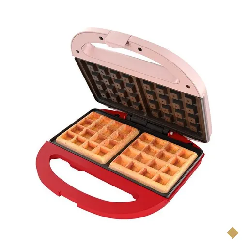 Máquina de Waffle Cadence Duet, 750 Watts, Chapas Antiaderentes - WAF200