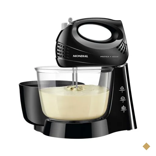 Batedeira Mondial, 3 Velocidades + Pulsar, 400 Watts - B-45-B