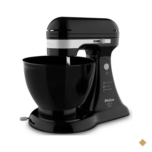 Batedeira Philco 500W e 4 Velocidades, Preta - PBT510  