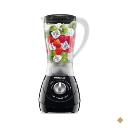 Liquidificador Mondial, 2 Velocidades, 1.5 Litros, Preto - L-550