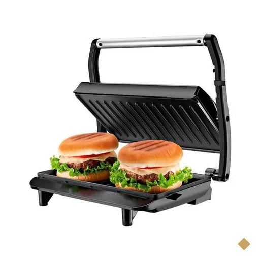 Grill Sanduicheira Mondial Master Press, 2 em 1, Chapa Antiaderente - PG-01