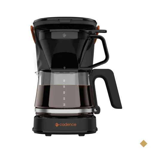 Cafeteira Elétrica Cadence Pour Over, 2 em 1, Preto - CAF500