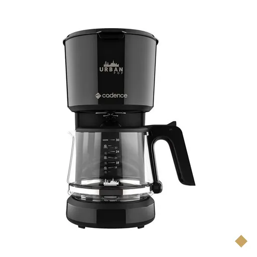 Cafeteira Elétrica Cadence, Urban Pop, 1,2 Litros, 750W, Preta - CAF610