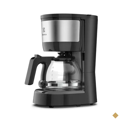Cafeteira Elétrica Electrolux, Efficient, 600mls, 600W, Preta e Inox - ECM10