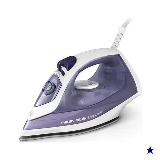 Ferro a Vapor Philips Walita EasySpeed, Base em Cerâmica, Roxo - GC1752