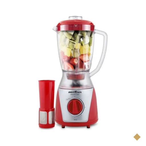 Liquidificador Britânia Eletronic Filter, 4 Velocidades+Pulsar, 900W, Vermelho