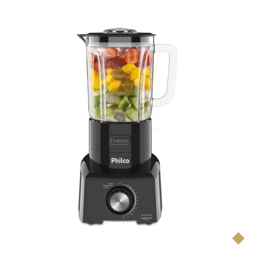 Liquidificador Philco Turbo Glass 2,5L, 12 Velocidades + Pulsar, 1200W - PLQ1350