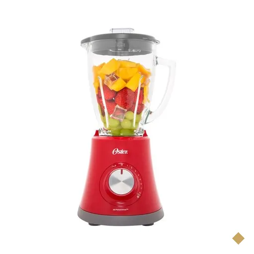 Liquidificador Super Chef Oster, 750W, 8 Velocidades, Vermelho - BLSTMG-RR8
