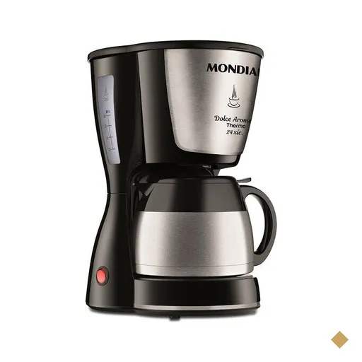Cafeteira Elétrica Mondial, Dolce Arome Thermo, 600mls, 800W, Inox -…
