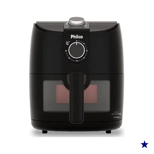 Fritadeira Sem Óleo Philco 4 Litros, Revestimento Redstone, 1500W - PAF40A