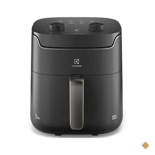 Fritadeira Air Fryer Electrolux por Rita Lobo, 5,6 Litros, Cinza, 1400 W - EAF40