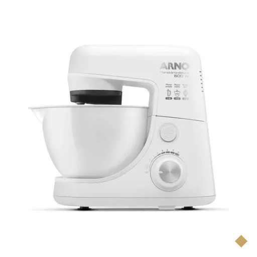 Batedeira Arno Planetária New Deluxe, 600W, 8 Velocidades, Branco - SX30