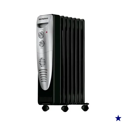 Aquecedor a Óleo Mondial, 3 Níveis de Aquecimento, 1500W - A-06