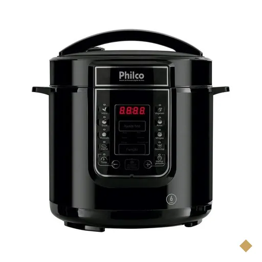 Panela de Pressão Elétrica Philco, Capacidade 6 Litros, 1000W