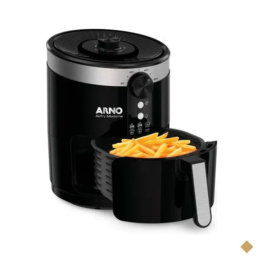 Fritadeira Sem Óleo Arno Airfry, 1350W, 3,5 Litros, Preta - PFRY