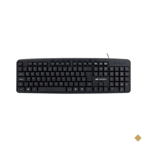 Teclado USB Multimídia KB-M40BK C3tech