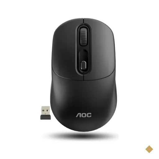 Mouse Usb optico sem fio AOC MS210 preto