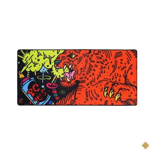 Mouse Pad Gamer Pcyes Tiger Extended 900x420mm PMT90X42
